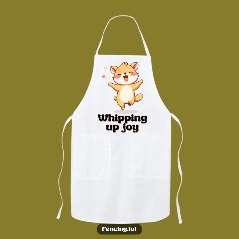 Funny Giggling Animal Dancing Apron: Joyful Kitchen Wear for Fun Lovers