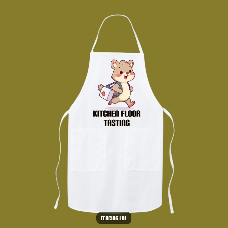Funny Wobbly Animal Medical Bag Apron - Cook with Comedic Mishaps