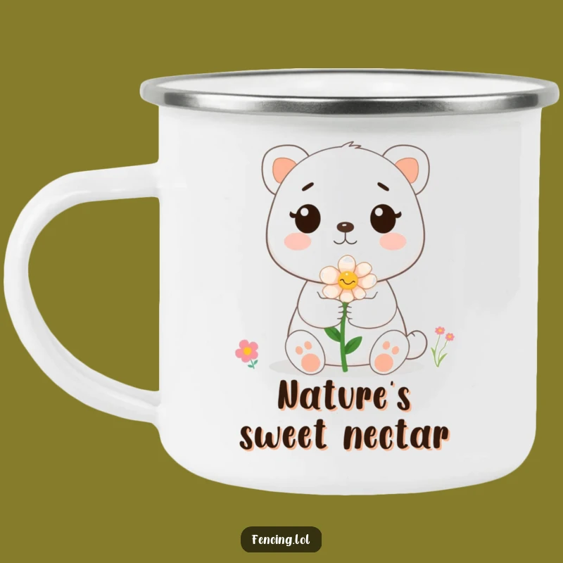 Funny Cute Animal Flower Bee Camping Mug - Durable & Hilarious Outdoor Drinkware