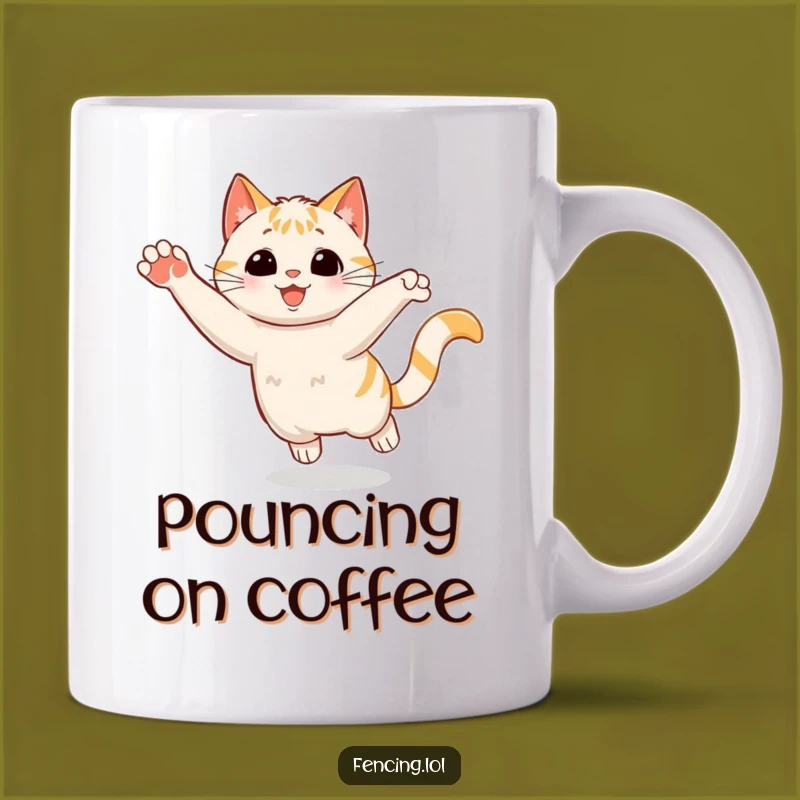 Funny Cat Stop Mug: Hilarious Feline Drama Gift for Cat Lovers.