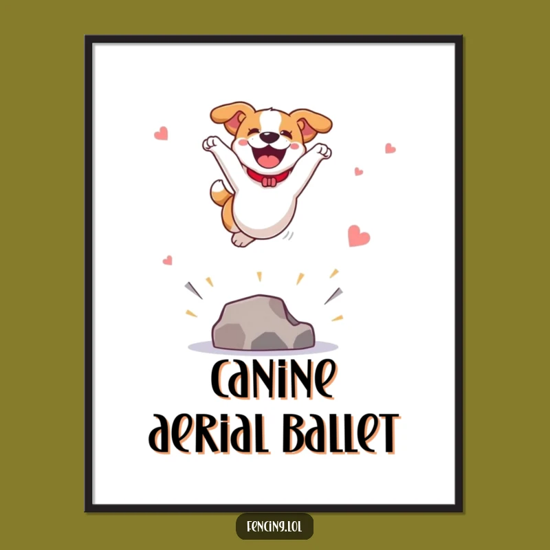 Funny Dog Digital Art, Instant Action Download, Perfect Gift