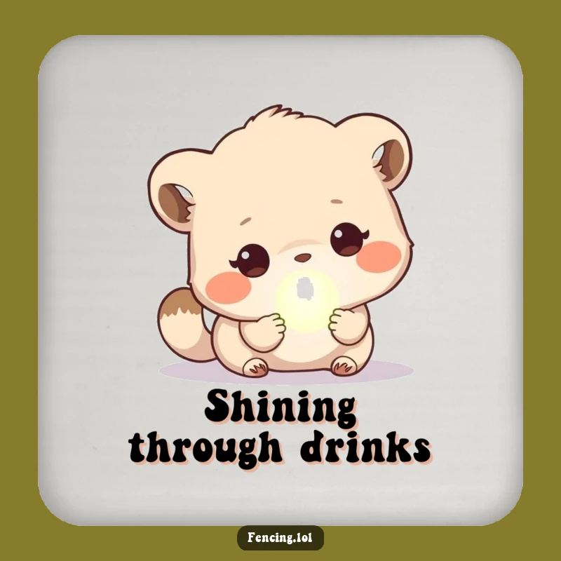 Funny Cute Animal Orb Coaster: Protect Surfaces with Magic Gift