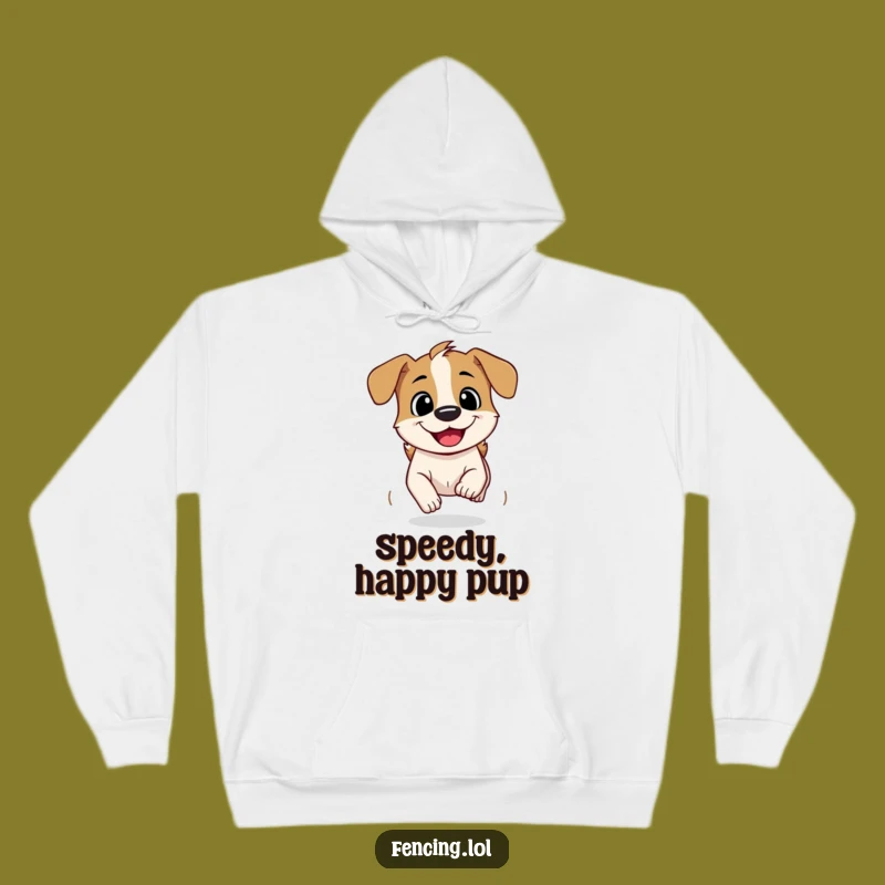 Funny Dog Speed Hoodie: Cozy and Hilarious Gift for the Enthusiastic.