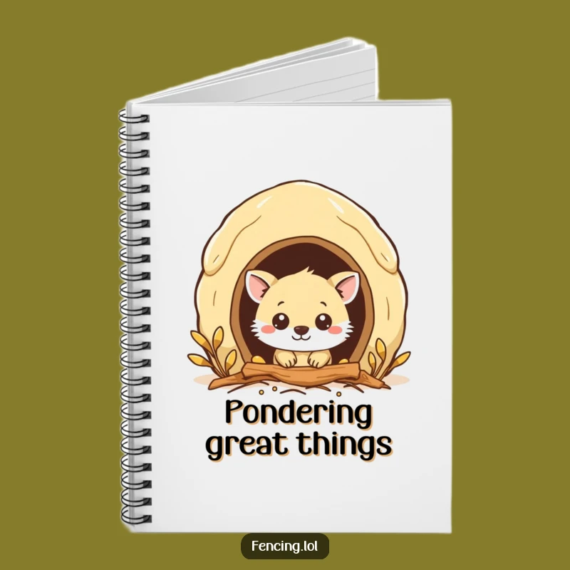 Funny Beehive Animal Notebook: Curious Creature Peeking In, Creative Funny Journal