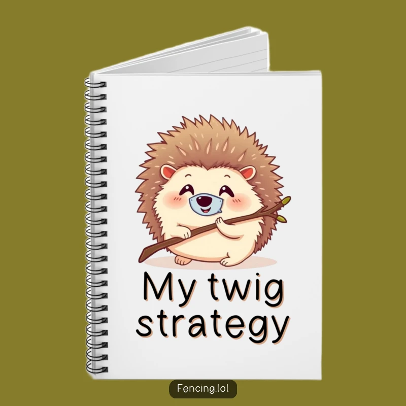 Funny Hedgehog Mask Notebook: Journal Your Tiny Adventures