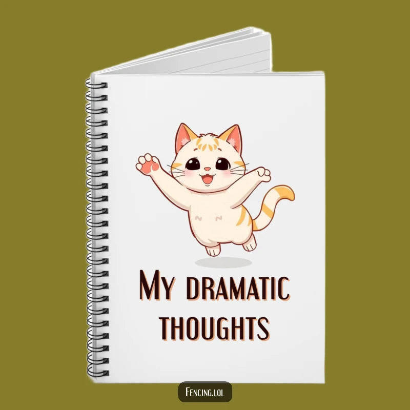 Funny Cat Stop Notebook: Hilarious Journal Gift for Dramatic Notes.