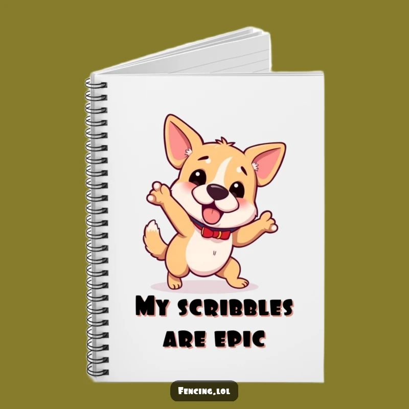 Funny Wobbly Dog Notebook: Plan Big (and Wobble), Gift for Goofballs!