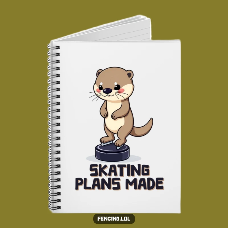 Funny Otter Notebook - Jot Down Focus, A Humorous Gift