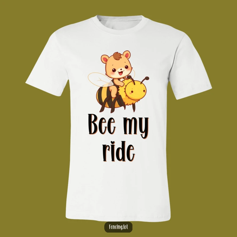 Funny Animal Bee T-Shirt - Humorous Adventure Tee, Great Gift Idea
