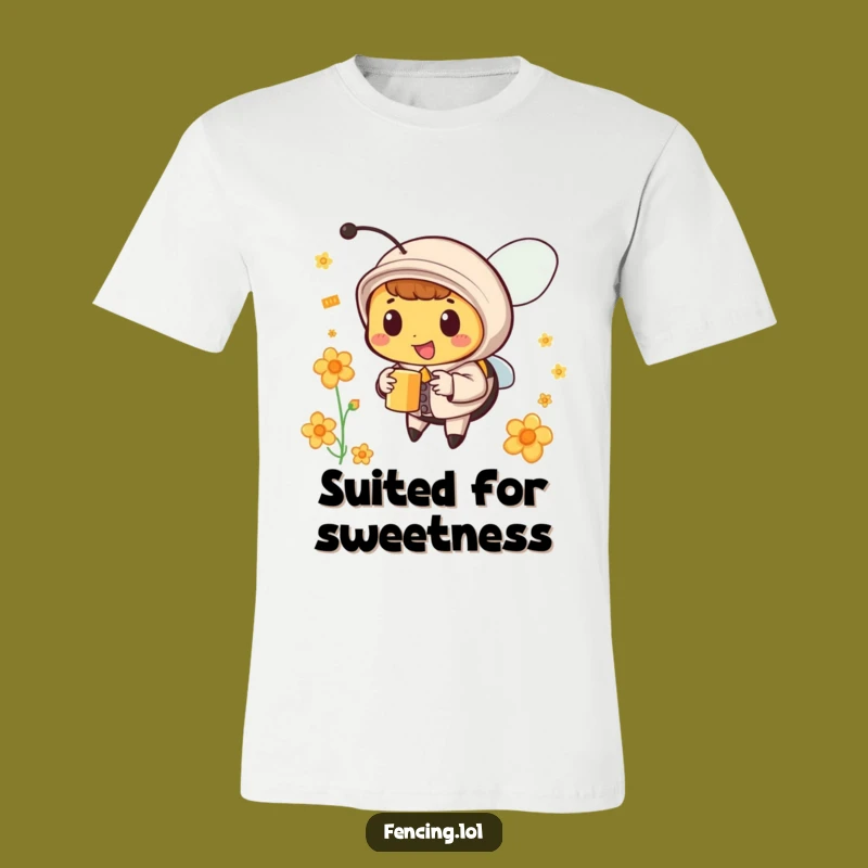 Funny Dapper Bee Nectar T-Shirt - Look Sharp and Buzz Happy!