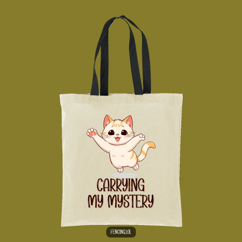Funny Cat Stop Tote Bag: Carry Your Drama and Humor, A Great Gift.