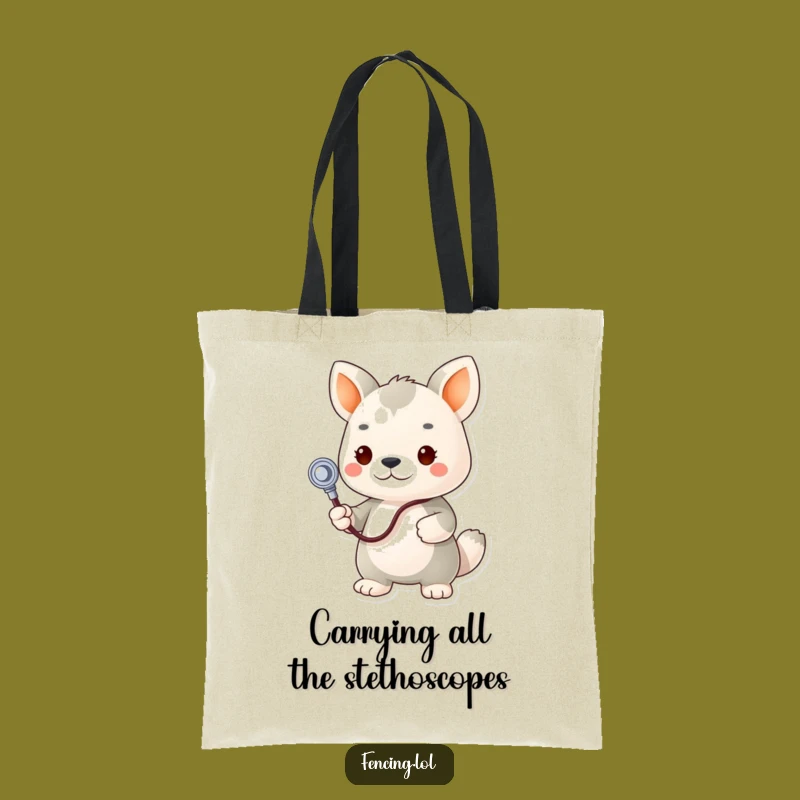 Funny Animal Vet Tote Bag: Carry Your Essentials with Humor