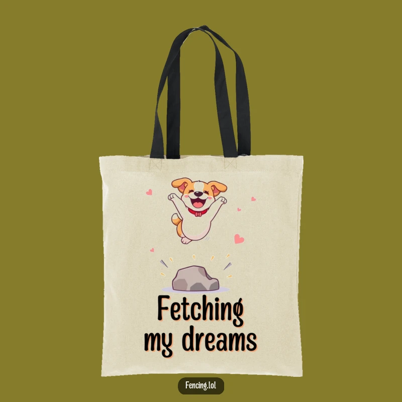 Funny Dog Vault Tote Bag, Energetic Pet Carrier, Perfect Gift