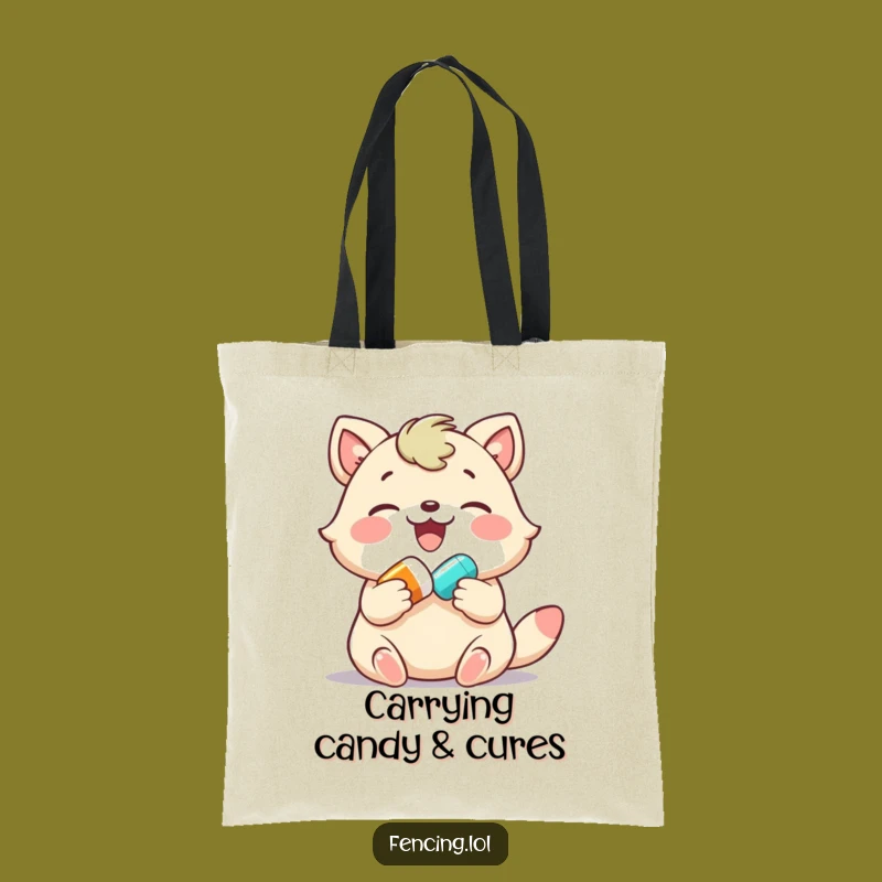 Funny Joyful Animal Tote Bag: Carry Your Essentials with a Smile